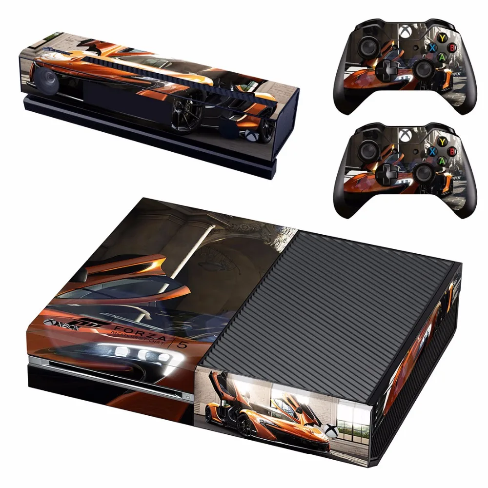 Forza 5 виниловые наклейки для Microsoft Xbox One консоли и Kinect 2 контроллера|cover for microsoft|cover