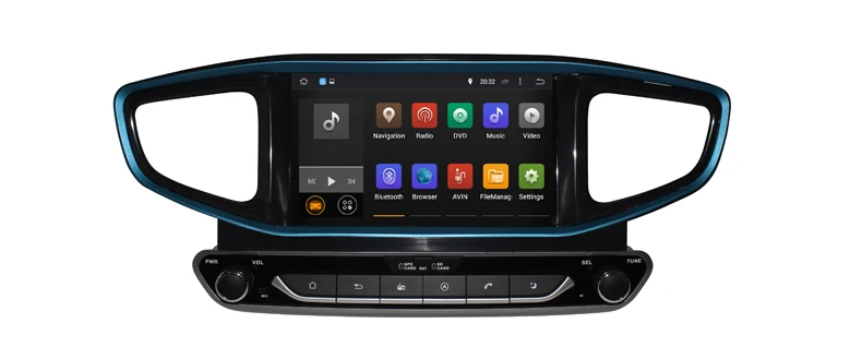 Автомобильный dvd плеер на Android 10 0 для ioniq hybrid 2016 2017 2018 мультимедийный gps навигатор
