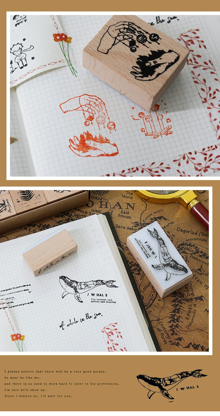 XINAHER 1 комплект винтажный завод КИТ планета штамп DIY деревянные и резиновые штампы для скрапбукинга канцелярские товары Скрапбукинг Стандартный штамп