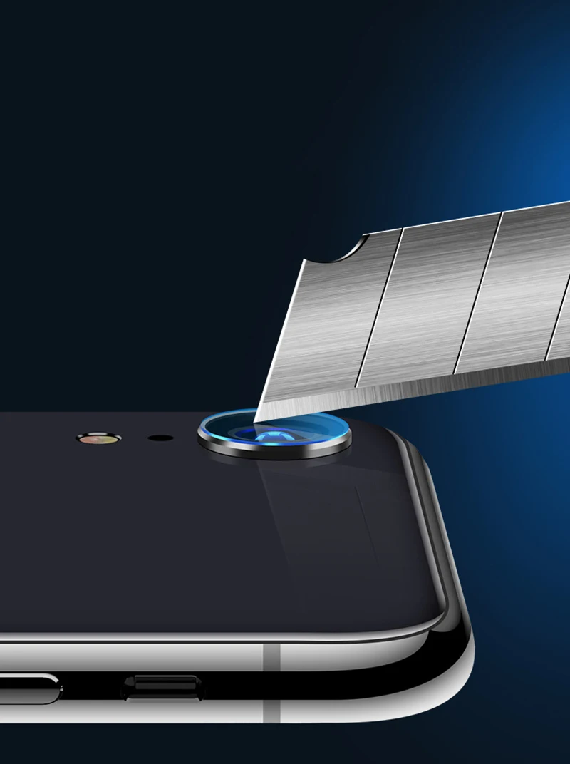 Закаленное стекло пленка для iPhone XS MAX X для iPhone 8 plus 7 plus XS XR X Объектив камеры Защитная крышка ультратонкая HD