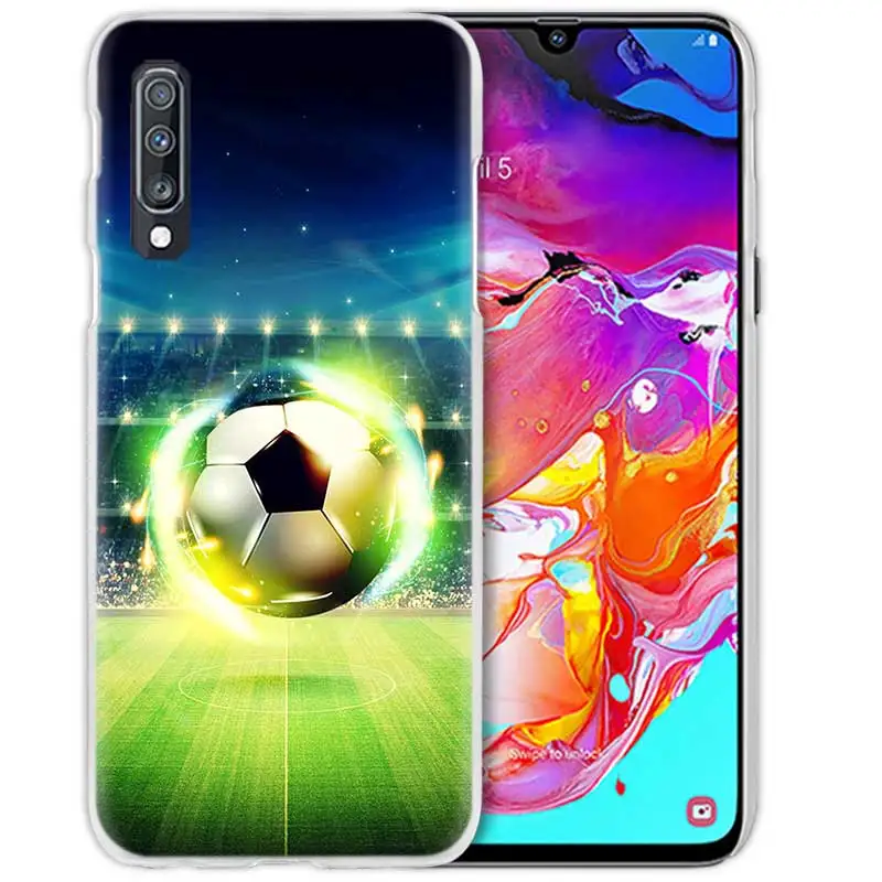 Футбол поле чехол для samsung Galaxy A50 A70 A20e A60 A40 A30 A20 A10 A8 A6 плюс A9 A7 жесткий чехол PC Fundas чехол для телефона чехол