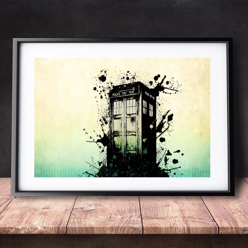 Doctor Who Police Box художественное оформление холст Художественная печать постер