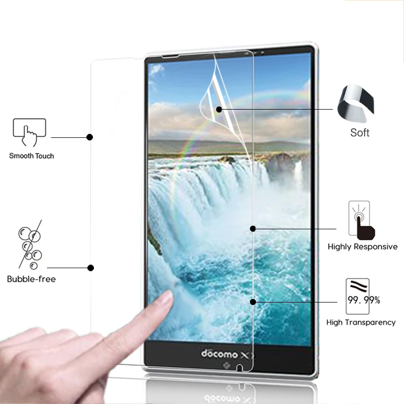 Высококачественная глянцевая Защитная пленка для ЖК-экрана HD Docomo AQUOS PAD SH-06F 7 0