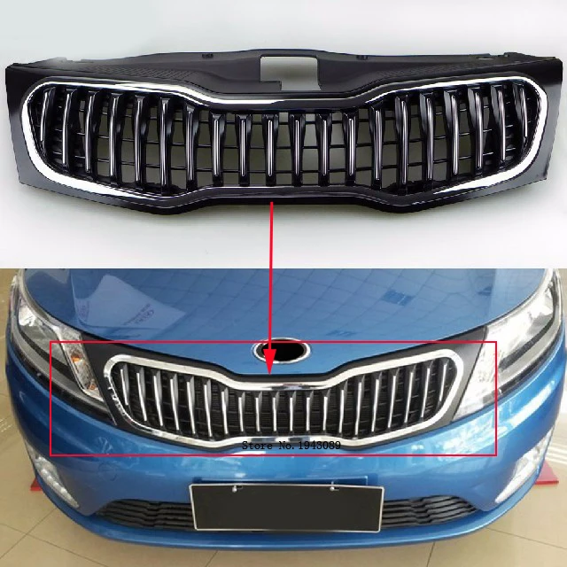 Оригинальная ABS Хромированная передняя решетка Вокруг обрезки гонок грили