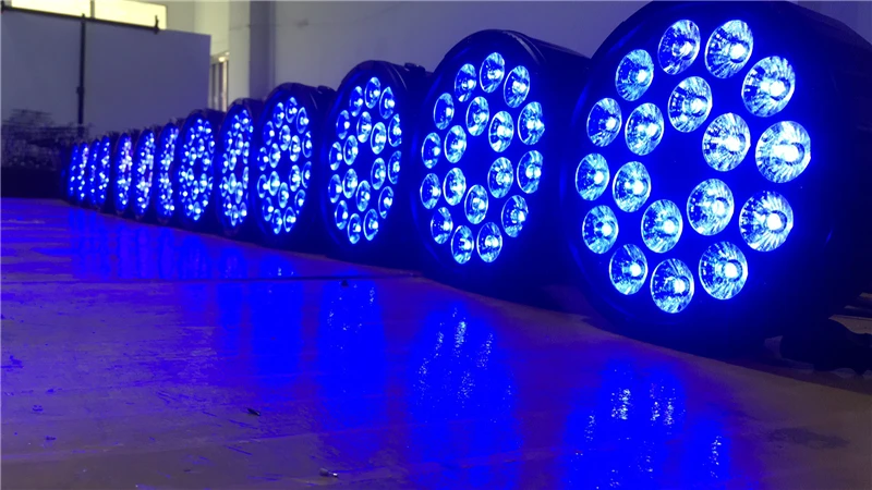 8 шт./18X12W led par Светильник s + f светильник чехол плоский dmx512control RGBW 4in1