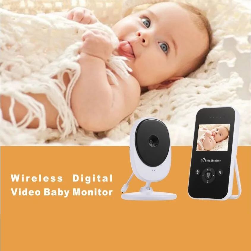 810 babyfoon met камера bebe монитор 2 4 дюймов ЖК дисплей Детские ИК ночного светильник