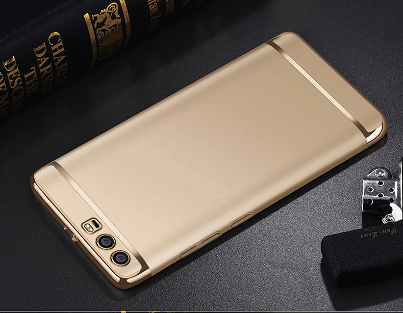 Чехол для Huawei Honor 9 5 15 &quotчехол Роскошный Королевский Золотой металлический ТПУ