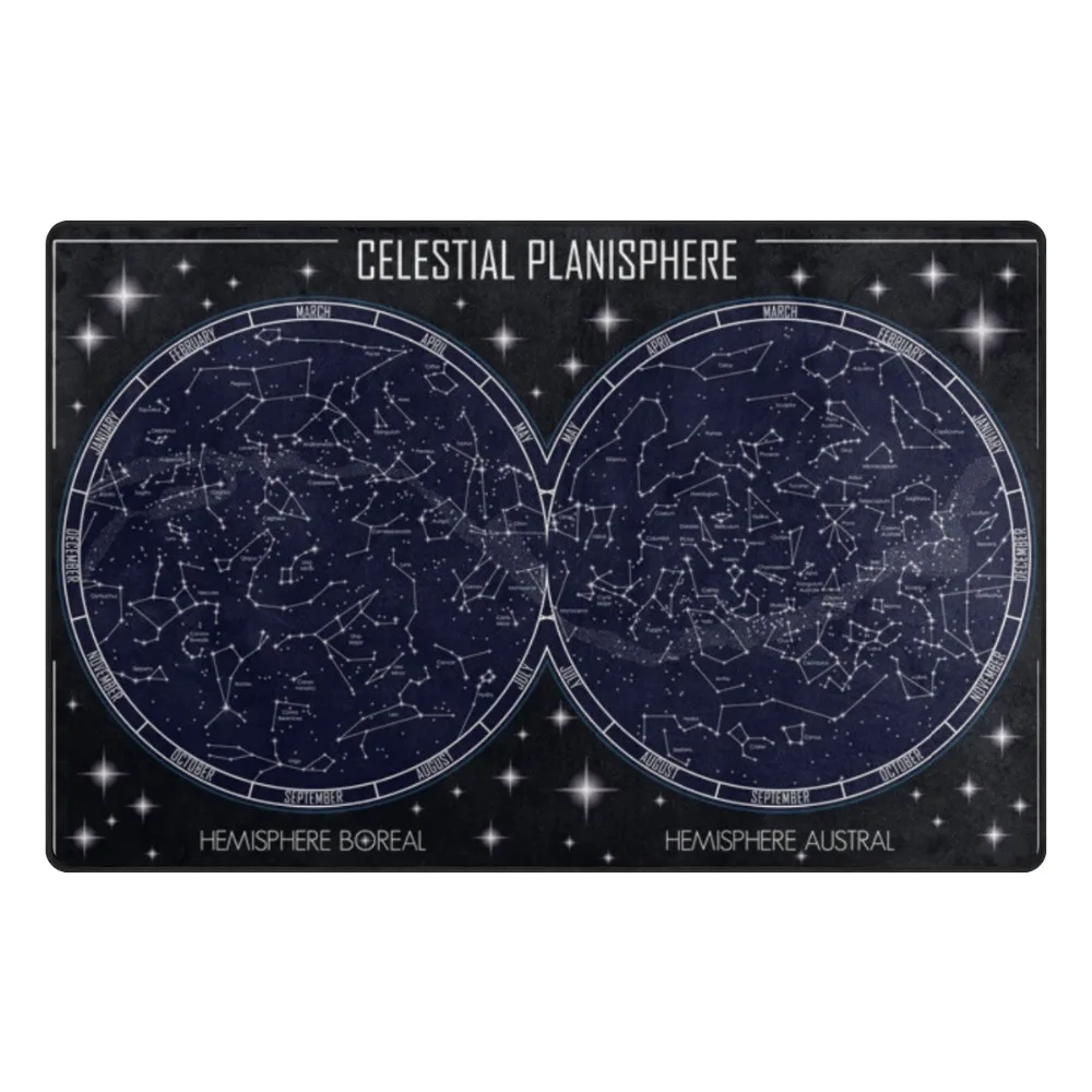 Нескользящий коврик для пола супер впитывающий ванной в небесном стиле комнаты