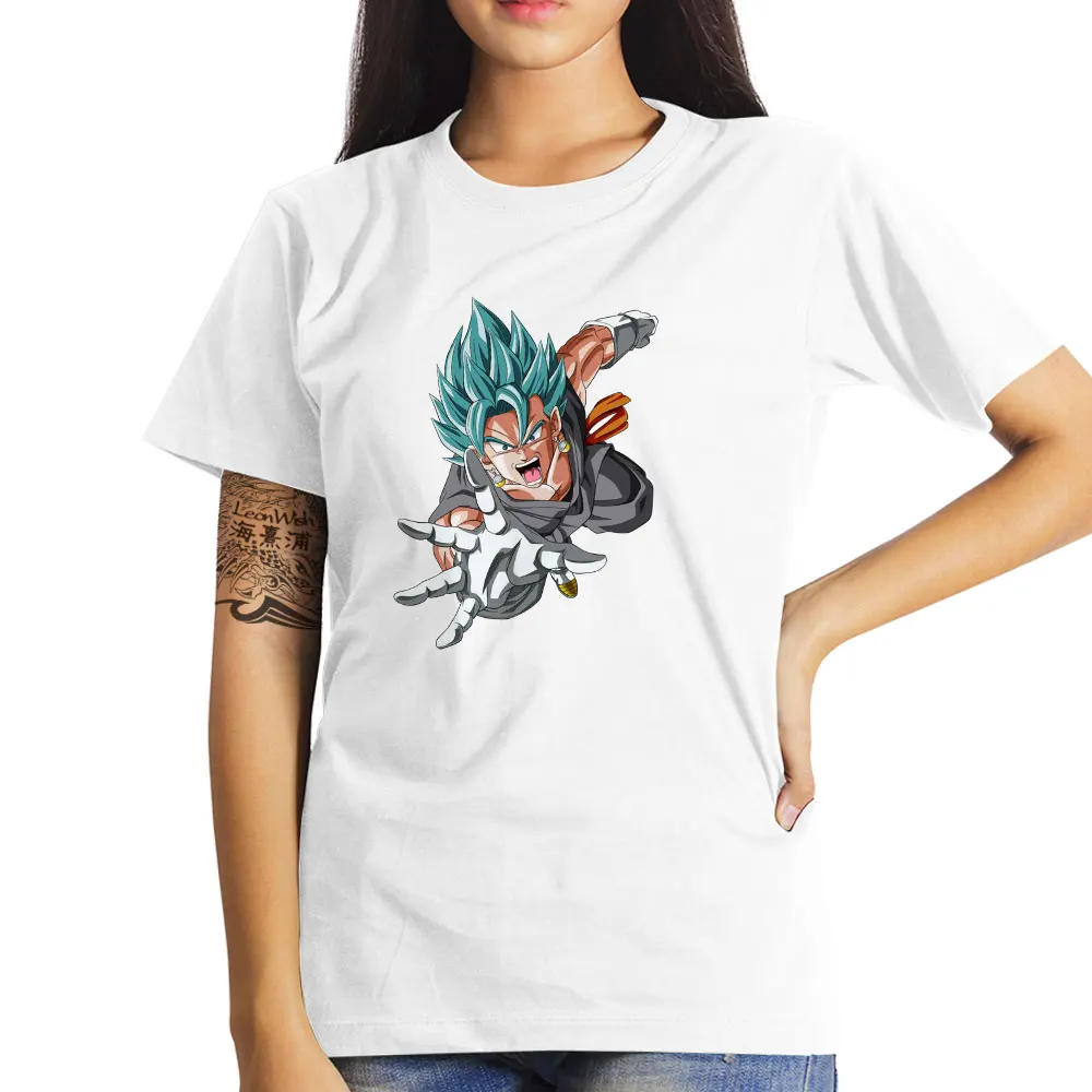 Gogeta Супер Saiyan Бог синяя футболка крутая мода Поп аниме короткий рукав Футболка
