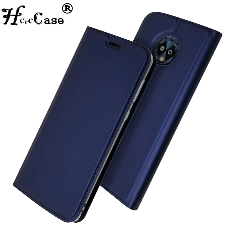 Для Motorola Moto G6 чехол SSoft PU Чехол-книжка с подставкой слот для карт кошелек кожаный флип чехол для Motorola Moto G6 G 6 Plus чехол для телефона