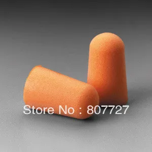 

50pcs 3M1100 Foam Orange Ear Plug Earplugs Noise Reducer Protective