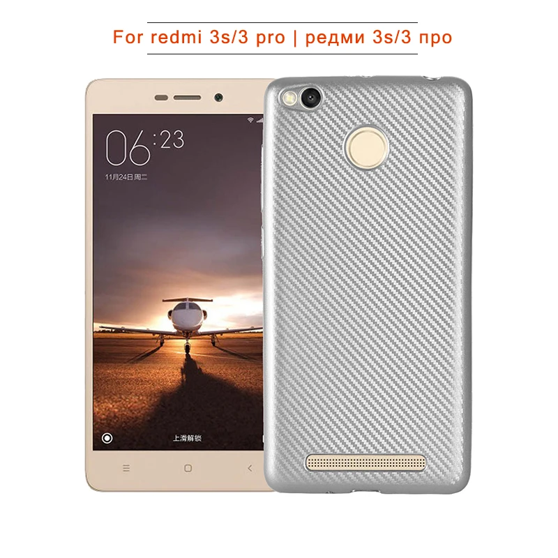 углеродные волокна узор силиконовый чехол на xiomi xiaomi redmi 3s 3 pro чехлы мягкий