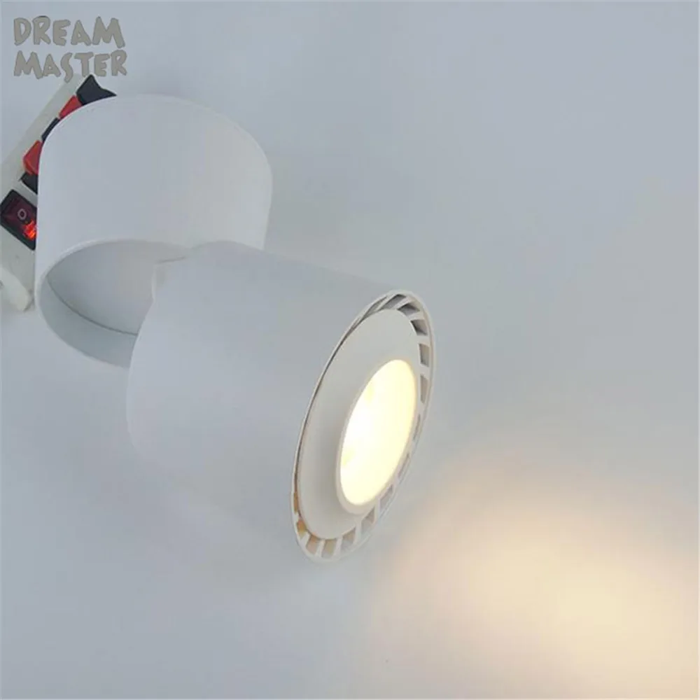 Художественный дизайн светодиодный рельсовый светильник COB 3 Вт 5 7 12 15 прожектор