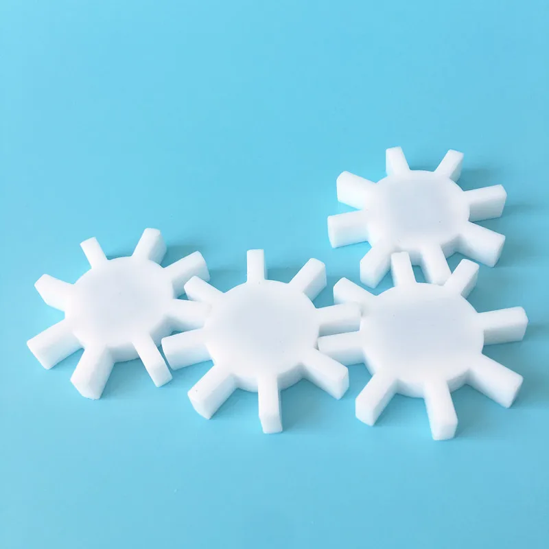 3 шт. 40*7 мм PTFE Магнитный мешалка Тип шестерни восьмиугольный Magneton Stir Bar шпинбар