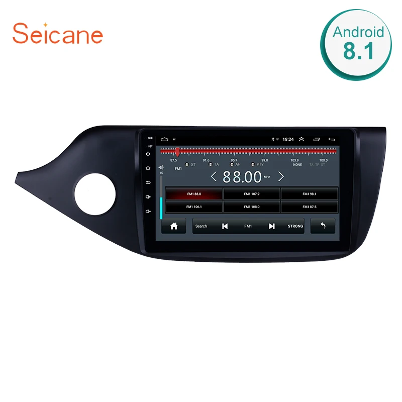 

Автомобильный мультимедийный плеер Seicane, GPS-навигатор для 2012, 2013, 2014, Kia Ceed, LHD, 2Din, Android 8,1, 9-дюймовый, Bluetooth, Wi-Fi, автомобильный Dvd-плеер