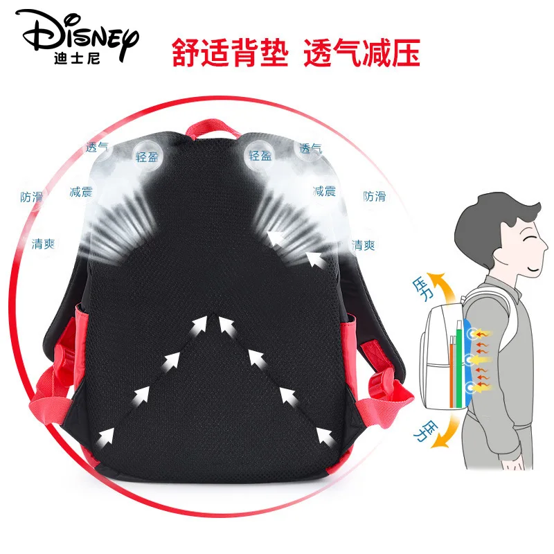 Disney 3D Микки Минни детский мультяшный рюкзак детские школьные сумки милые девочки мальчик детские Студенческие Анти-потери веревки сумка