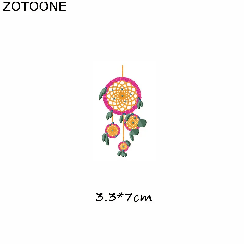 123 ZOTOONE милые Ловцы снов утюжок на передачу патч для одежды тепло на тепловых пластырей плавкие Наклейки Аппликации на одежду E - Цвет: 123