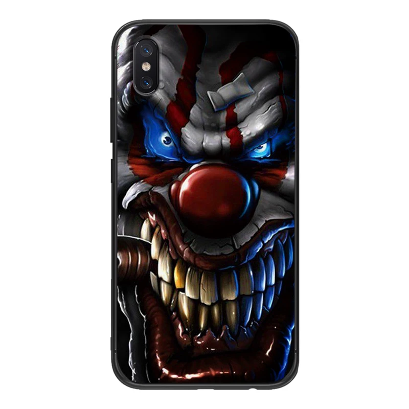 Темный ужас Скелет клоуна для Xiaomi Redmi Note 5 S2 7 Plus 6x3 3S Pro 4A 4X 5A 6A премьер-чехол для mi 9 8 RG Lite