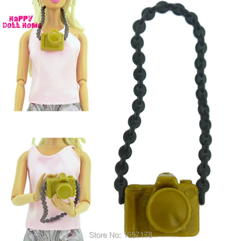 3 шт./компл. новые модные пластмассовые аксессуары для кукол камера куклы Барби DIY