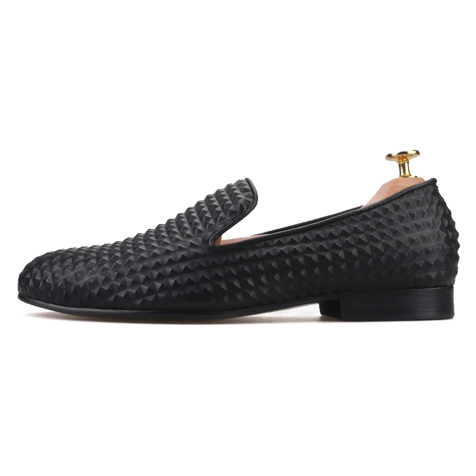 Piergitar New Pyramid 3D Technique Men's leather Loafers For Party and Wedding Occasion Classic British Style men dress shoes | Обувь
