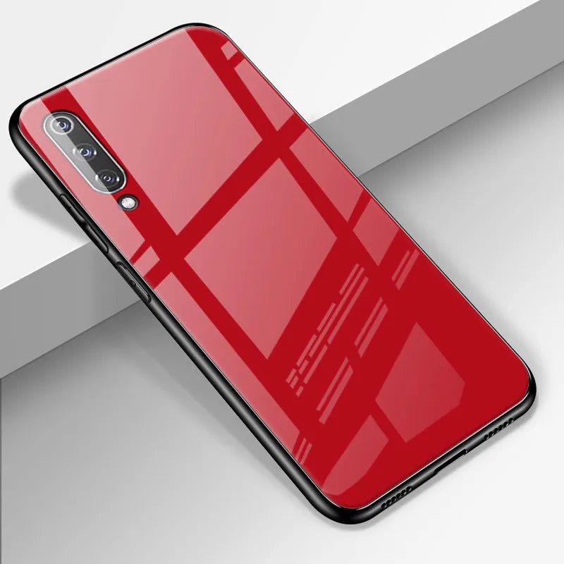 For Xiaomi Mi CC9 Case Tempered Glass Hard PC Soft TPU Edge Back Phone Cover CC9e CC 9 Shockproof |