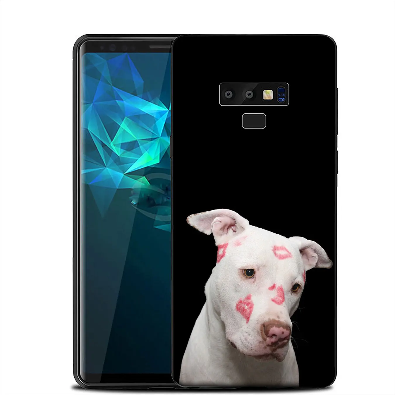 IYICAO питбулл прекрасный собачий питбуль черный мягкий чехол для Samsung Galaxy A6 Plus A9 A8 A7