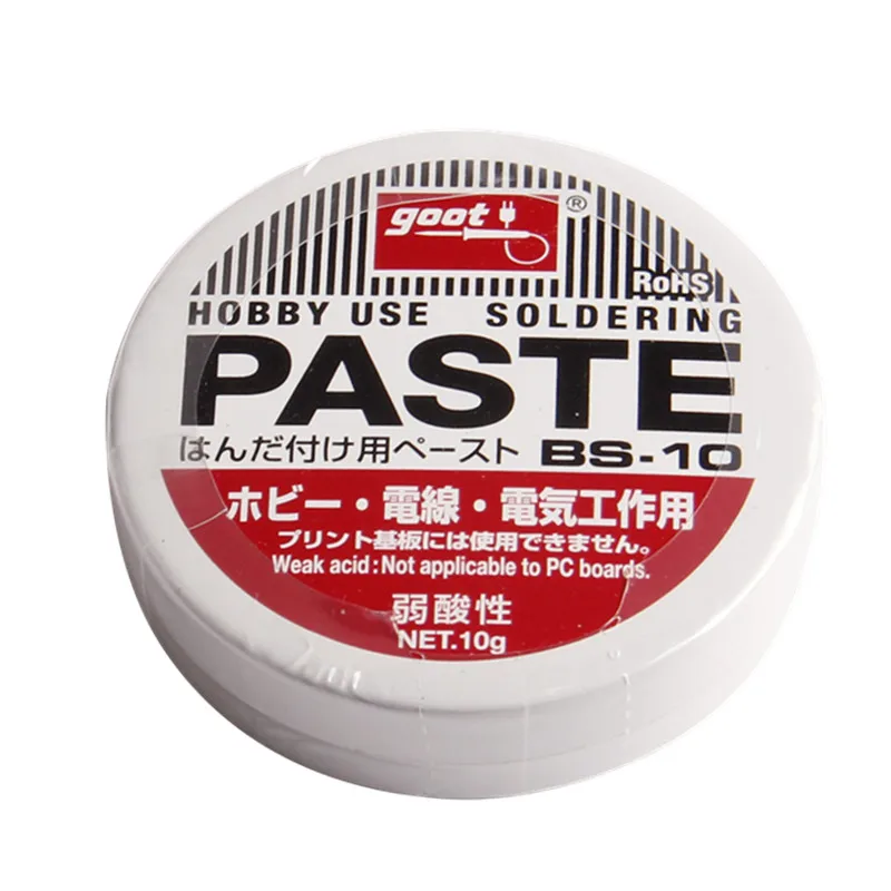 Паяльная паста 10 г ремонтные флюсы для удаления припоя слабые кислые полутвердые