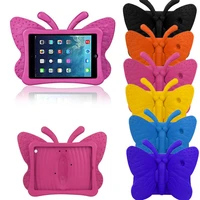 newest eva shockproof case for ipad 2 3 4 9 7 cartoon butterfly stand tablet cover for ipad mini3 kids safe cases