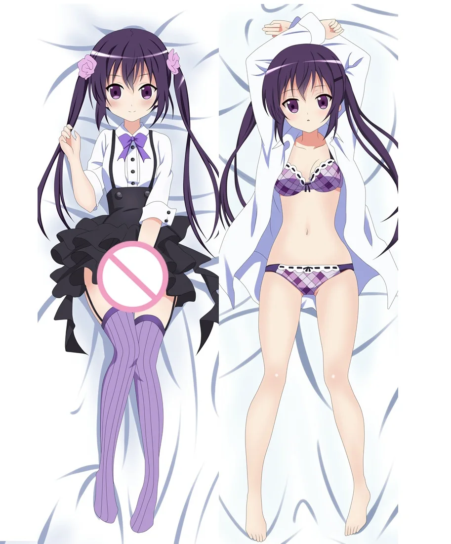 Японское аниме Gochuumon Wa Usagi Desuka Dakimakura наволочка манга мультяшная