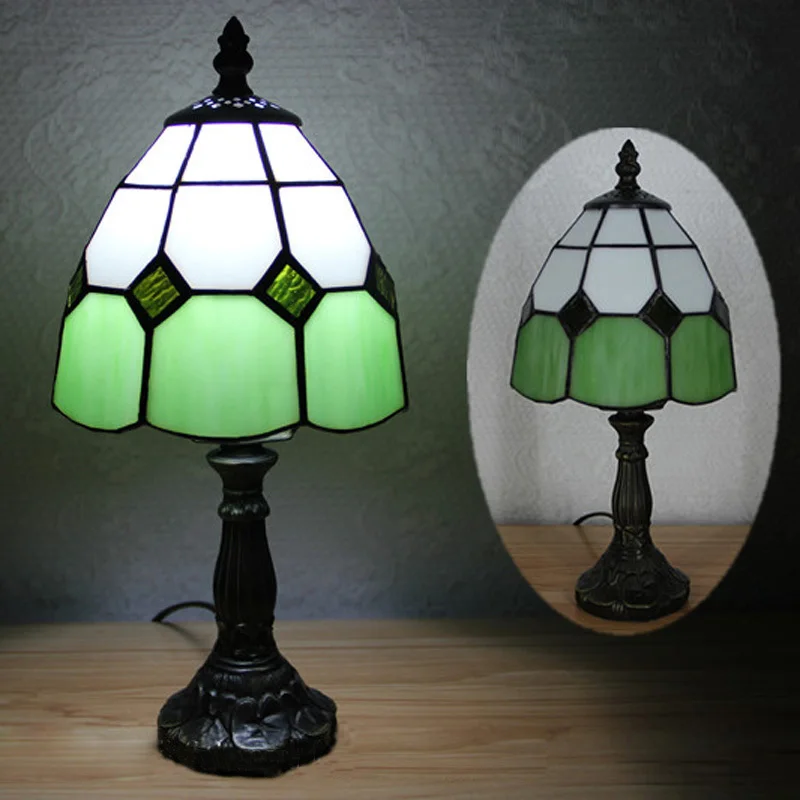 Винтажный Настольный светильник Tiffany в решетку из смолы|desk lighting fixtures|desk lighttable light