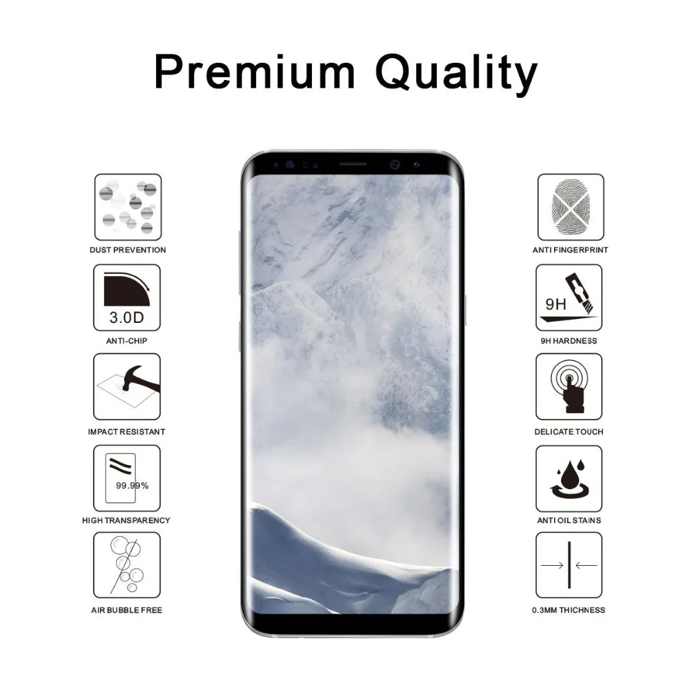 Защита экрана для Samsung Galaxy S9 закаленное стекло Plus стеклянная пленка стекла полное