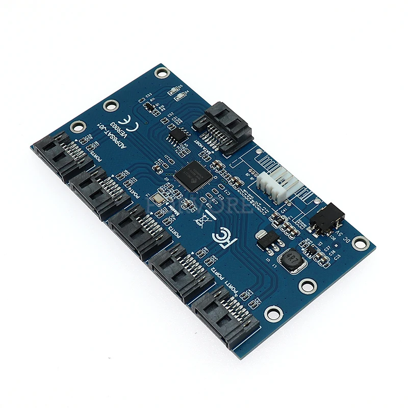 Карта адаптера SATA 1 до SATAII/SATA2 5 Порты и разъёмы множитель конвертер Riser 3 0 карты JMB321