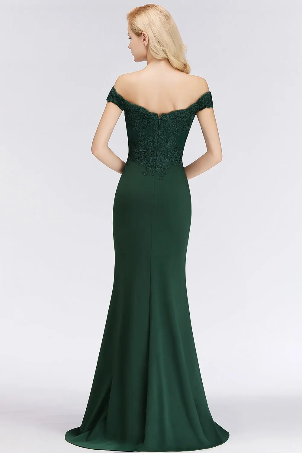 Robe de Soiree сексуальное бордовое кружевное длинное вечернее платье с открытой спиной элегантное вечернее платье с коротким рукавом Vestido de Festa