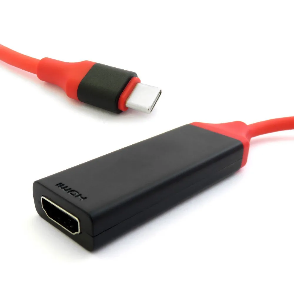 USB 3 1 в HDMI кабель адаптер типа C папа Женский конвертер для Macbook Samsung S8/S8 Plus
