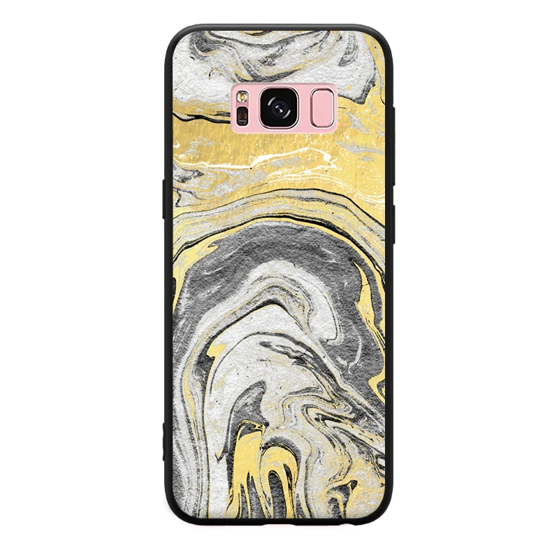 Жесткий чехол для телефона Geode Design с мраморным узором Samsung Galaxy S6 S7 Edge S8 S9 Plus Note 3 4 5 8