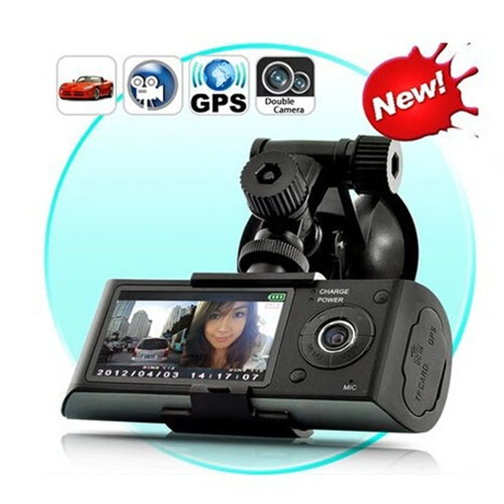 Автомобильный видеорегистратор R300 с GPS и 3D G-сенсором 2 7 &quotTFT LCD X3000 Cam видеокамера