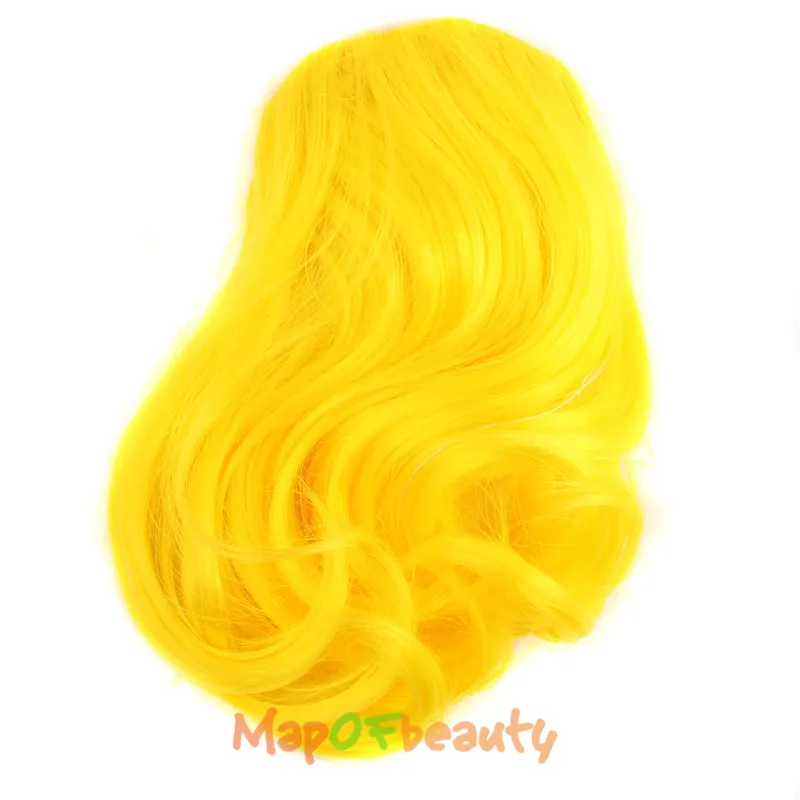 MapofBeauty, блонд, заколка в бахроме, челка, искусственные синтетические волосы, накладные волосы, натуральный челка спереди для женщин, накладные волосы