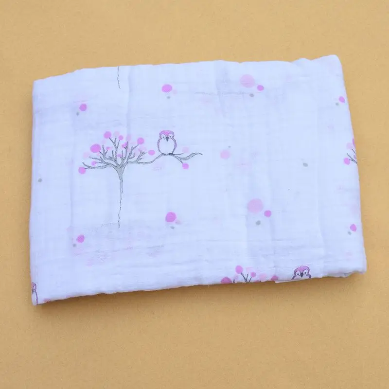 120x120 см муслиновое хлопковое детское Пеленальное Одеяло детское хлопковое Пеленальное полотенце детское Пеленальное Одеяло для новорожденных 200 г