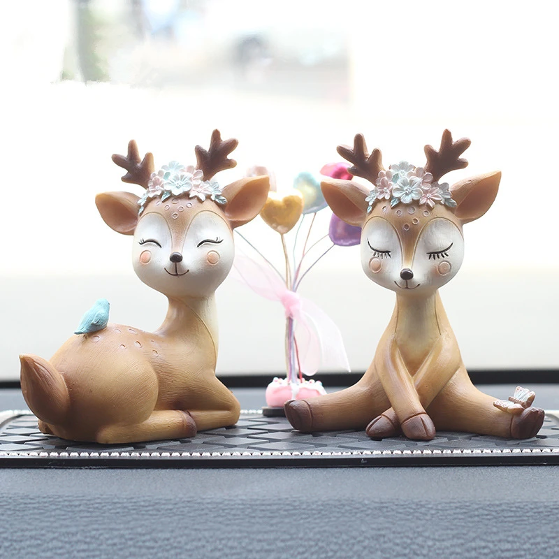 Новая красивая скульптура Sika deer из смолы креативные подарки современное Простое
