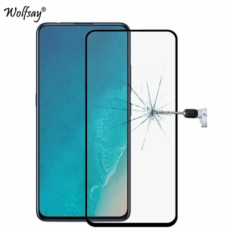 Protector de pantalla de vidrio para Vivo V15, 2 uds. Funda de pegamento completo, pel&iacute;cula de vidrio templado para tel&eacute;fono, BBK Vivo V15-2
