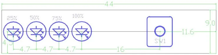 1 S, 2 S, 3 S, 4S, одиночный 3,7 в, 18650, модуль индикатора емкости литиевой батареи, измеритель уровня мощности, светодиодный дисплей