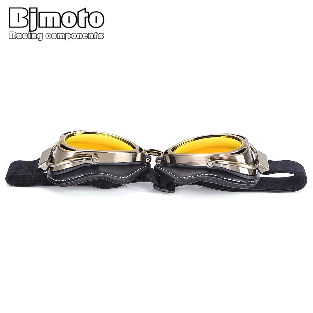 BJMOTO мотоциклетный шлем стимпанк очки летные защитные очки винтажные очки пилот байкер очки