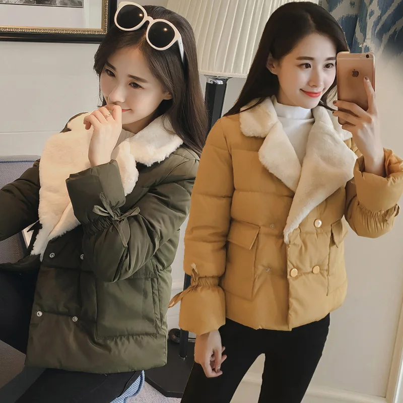 

New Women 'S Cotton Padded Winter Coat Slim Down Cotton Factory Sales Of Korean Women