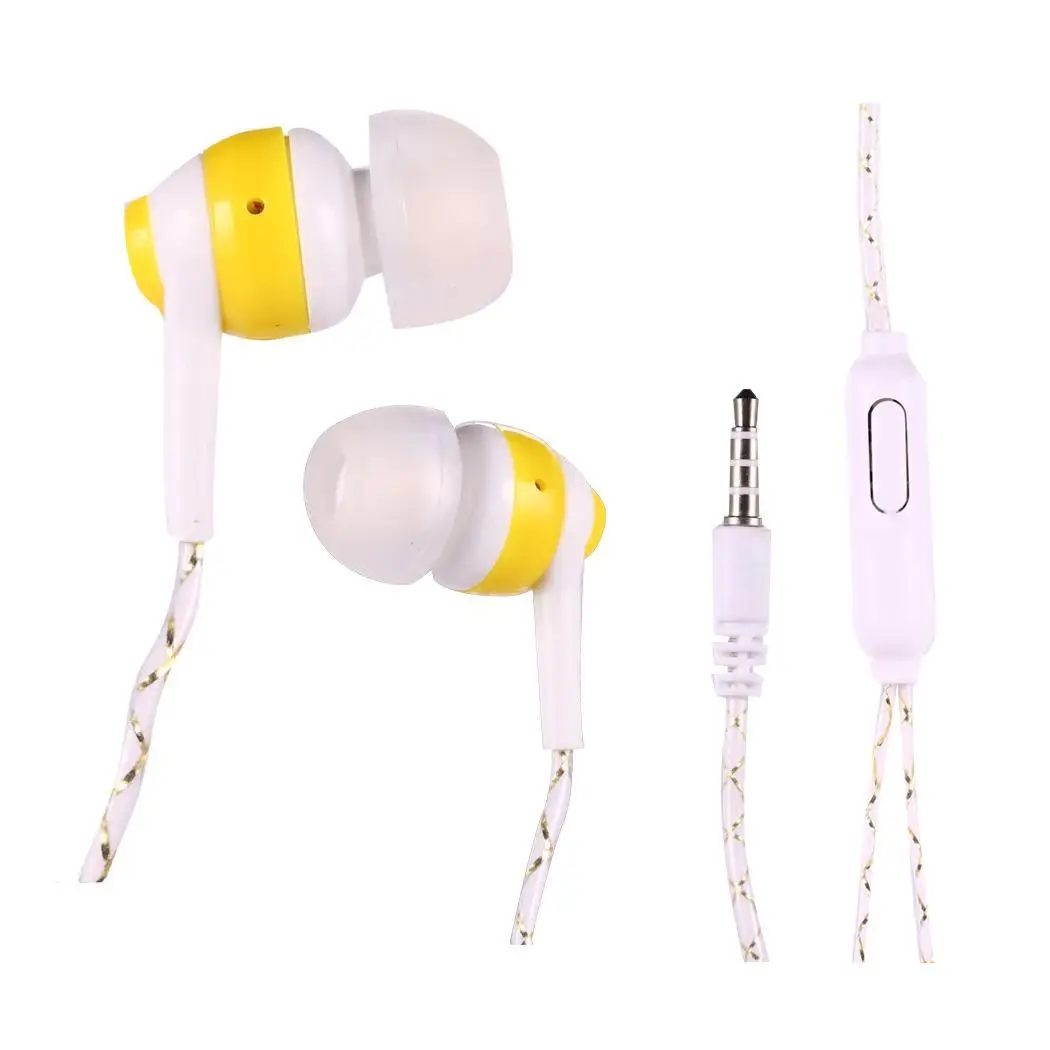 3 5 мм в ухо стерео светящиеся наушники проводные музыкальные с