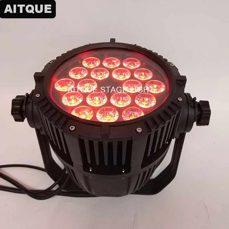 

6pcs Stage light led par 18 pcs 5 in 1 led outdoor par 15w rgbwa ip65 led par 64 light 18x15 rgbwa