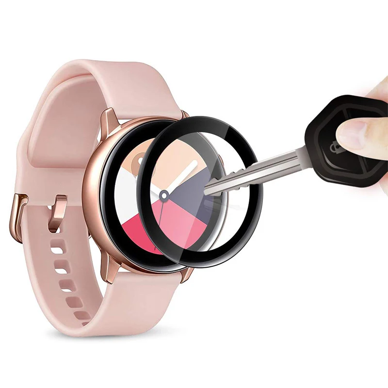 Полимерная пленка для samsung Galaxy Watch Active 2 40 мм 44 мм gear S3 frontier S2 42 мм 46 мм защитная пленка HD с защитой от пузырей