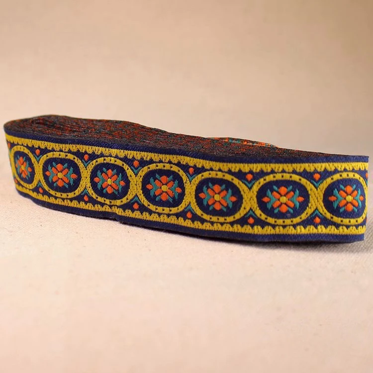 embroidery ethnic jacquard webbing woven tape lace ribbon trim 3cm tribal boho DIY garment bag gift accessory native zakka sew | Дом и сад