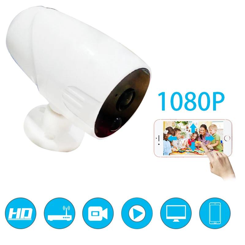 

Saful Wifi Camera Baby Monitor 6000mAh Wireless Waterproof 1080P Mini CCT Home Security Indoor/Outdoor IP Camera