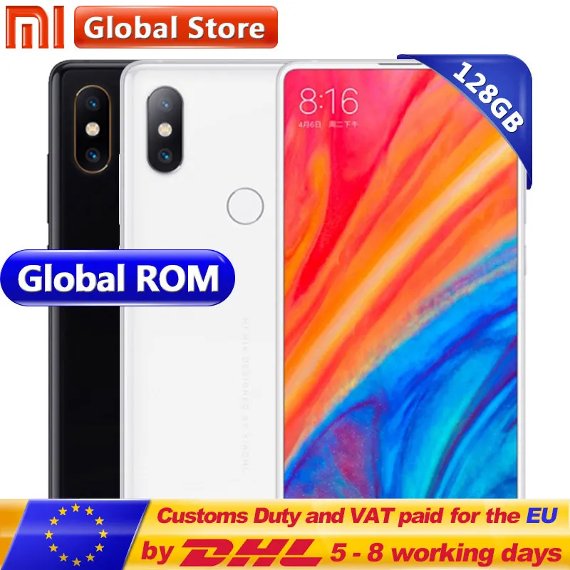 Оригинальный Xiaomi mi X 2 S 6 ГБ 128 Snapdragon 845 Octa Core мобильный телефон 3400 мАч 5 99 &quot2160*1080