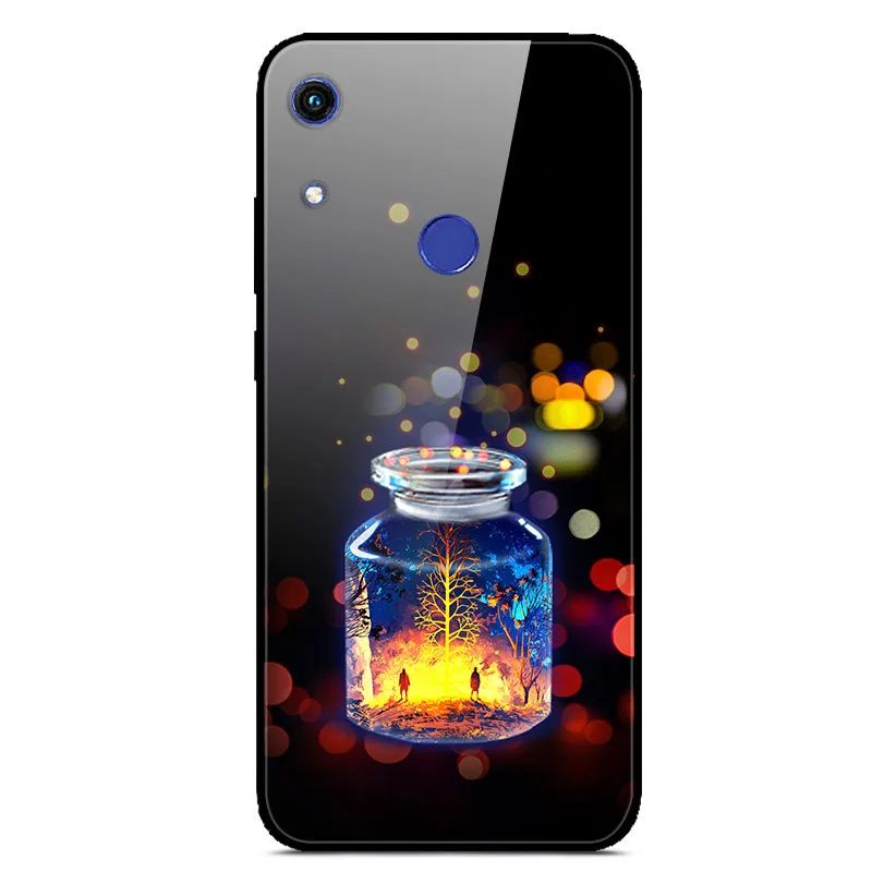 Чехол для huawei Honor 8A, чехол из закаленного стекла, мягкий бампер с принтом, чехол для huawei Honor 8A Pro JAT-LX1 Honor 8A 8 A, чехол для телефона